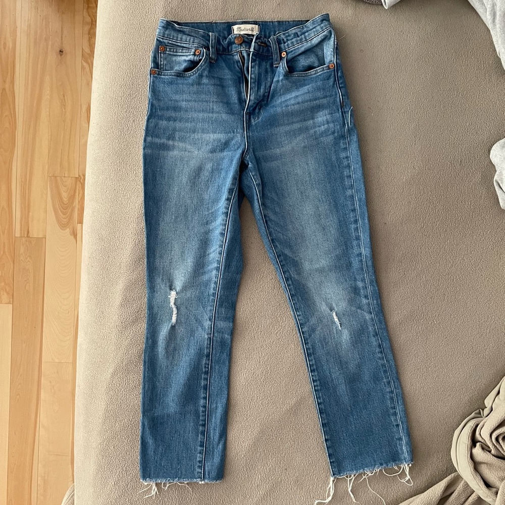 Madewell High-Rise Slim Crop Boyjean